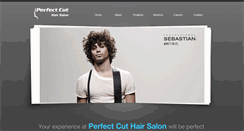 Desktop Screenshot of perfectcuthairsalon.com